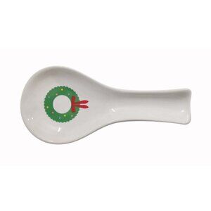 NWT Christmas Ceramic Spoon Rest